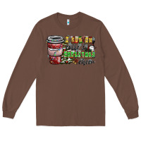 Chestnut I Run On Coffee And Christmas Cheer Long Sleeve Tee - CowhideDigitalArt