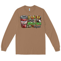 Toasted Coconut I Run On Coffee And Christmas Cheer Long Sleeve Tee - CowhideDigitalArt