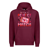 Burgundy were perfect match Premium Hoodie - MaliasSmallBusiness
