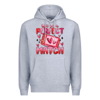 Heather Grey were perfect match Premium Hoodie - MaliasSmallBusiness