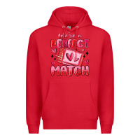 Red were perfect match Premium Hoodie - MaliasSmallBusiness