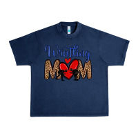 Navy wrestling mom Urban Heavy Tee - Zillion Design Studio