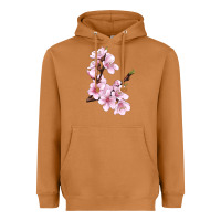 Meerkat Peach Blossom Heavyweight Hoodie - LillyAllenDesigns