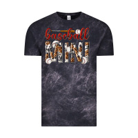 Cloud Black baseball mini with leopard Vintage Tee - texasbilliewilder