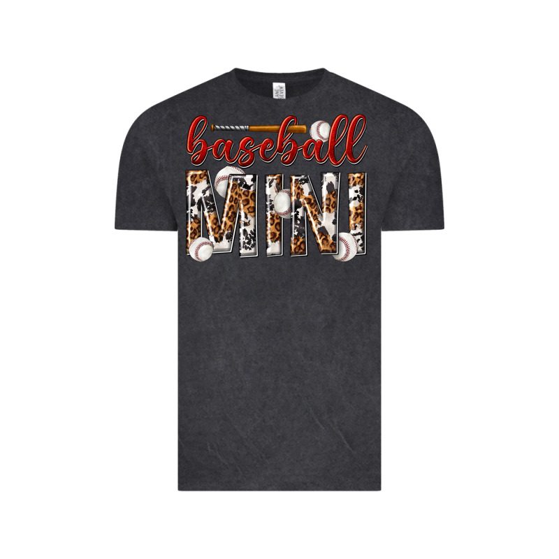Baseball Mini With Leopard Vintage Tee by texasbilliewilder | Teevron