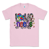 Bubblegum Pink love need no words Classic Tee - SublimationCraftShop
