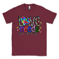 Burgundy love need no words Classic Tee - SublimationCraftShop