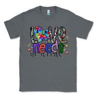 Charcoal Heather love need no words Classic Tee - SublimationCraftShop