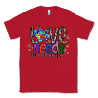 Red love need no words Classic Tee - SublimationCraftShop