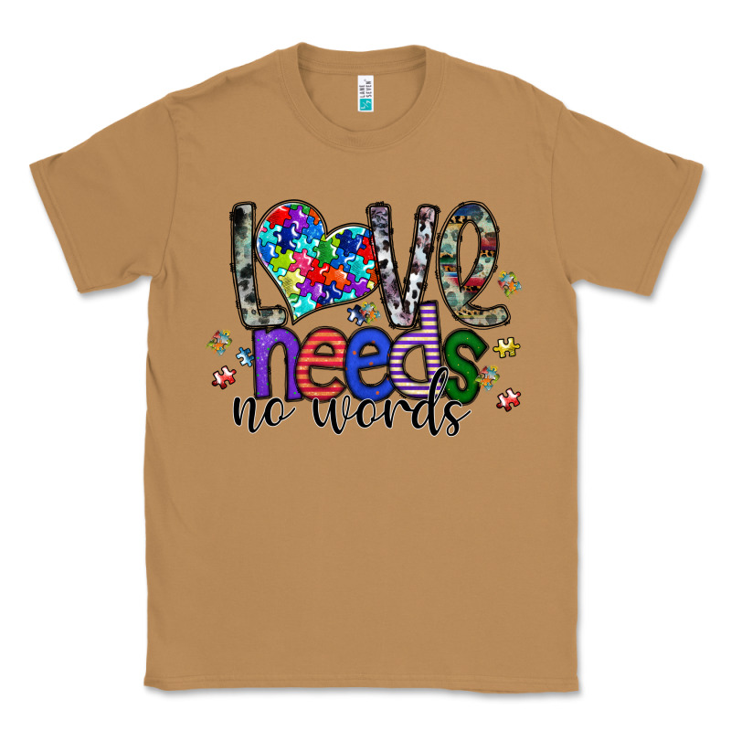 Love Need No Words Classic Tee by SublimationCraftShop | Teevron