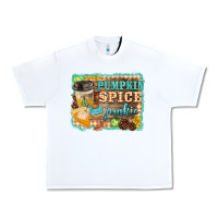 White pumpkin spice junkie Urban Heavy Tee - BarkalooDesign