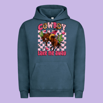 Cowboy Take Me Away Urban Hoodie Designed By Lillyallendesigns
