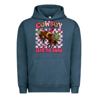 Pigment Midnight Navy cowboy take me away Urban Hoodie - LillyAllenDesigns