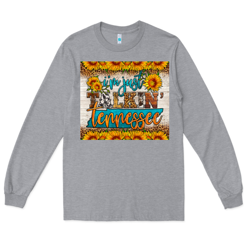 I'm Just Talking Tennessee Tumbler Long Sleeve Tee by HRA Design Shop | Teevron