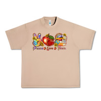 Burro peace love teach Urban Heavy Tee - texasbilliewilder