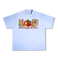 Grape Ice peace love teach Urban Heavy Tee - texasbilliewilder