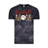 Cloud Black baseball mom Vintage Tee - texasbilliewilder