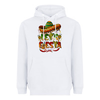 White let's fiesta mexican hat Heavyweight Hoodie - BarkalooDesign