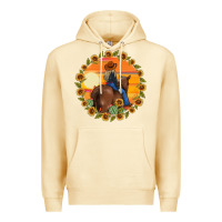 Pina Colada cowgirl sunflower Premium Hoodie - MaliasSmallBusiness