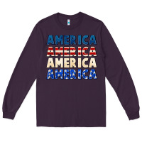 Plum America 4th of July Long Sleeve Tee - CowGirlArtShop