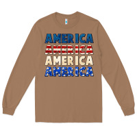 Toasted Coconut America 4th of July Long Sleeve Tee - CowGirlArtShop