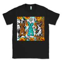 Black Easter bunnies leopard cowhide tumbler Easter Day Classic Tee - Neo Western