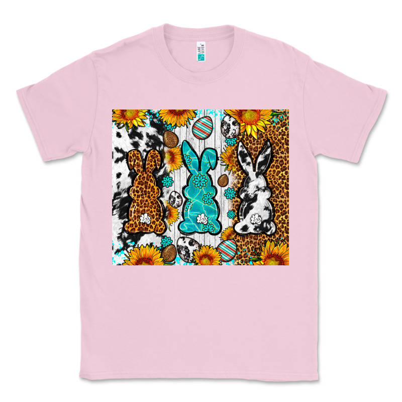 Easter Bunnies Leopard Cowhide Tumbler Easter Day Classic Tee by Neo Western | Teevron