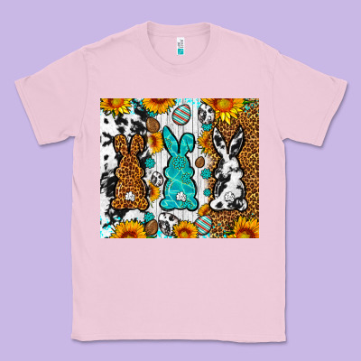 Easter Bunnies Leopard Cowhide Tumbler Easter Day Classic Tee Designed By Neo Western