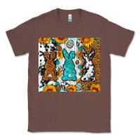 Chestnut Easter bunnies leopard cowhide tumbler Easter Day Classic Tee - Neo Western