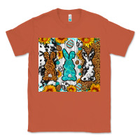 Copper Easter bunnies leopard cowhide tumbler Easter Day Classic Tee - Neo Western