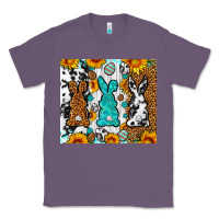 Lavender Easter bunnies leopard cowhide tumbler Easter Day Classic Tee - Neo Western