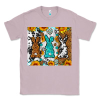 Lilac Easter bunnies leopard cowhide tumbler Easter Day Classic Tee - Neo Western