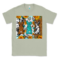 Matcha Easter bunnies leopard cowhide tumbler Easter Day Classic Tee - Neo Western