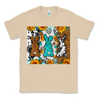 Mushroom Easter bunnies leopard cowhide tumbler Easter Day Classic Tee - Neo Western