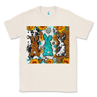 Natural Easter bunnies leopard cowhide tumbler Easter Day Classic Tee - Neo Western