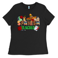 Black spanish teacher Ladies Tee - AdoDesignShop