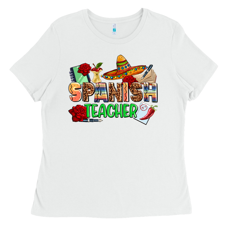 Spanish Teacher Ladies Tee by AdoDesignShop | Teevron