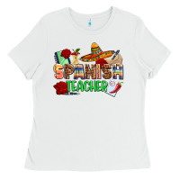 White spanish teacher Ladies Tee - AdoDesignShop