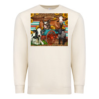 Sandshell Farm Animals On An Old Wagon Premium Sweatshirt - LillyAllenDesigns