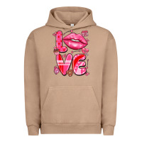 Pigment Burro love with lips Urban Hoodie - LillyAllenDesigns