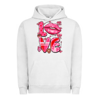 Pigment Lunar Rock love with lips Urban Hoodie - LillyAllenDesigns
