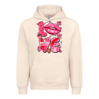 Sandshell love with lips Urban Hoodie - LillyAllenDesigns