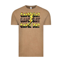 Vintage Coffee game day game day softball lightning bolt Vintage Tee - Zillion Design Studio
