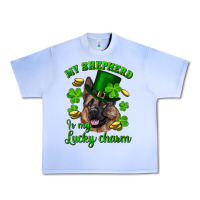 Grape Ice st.patrick's day my shepherd is my lucky charm Urban Heavy Tee - RanaPortraitStore