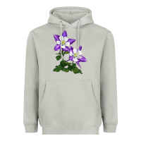 Moon Dust rocky mountain columbine Heavyweight Hoodie - LillyAllenDesigns