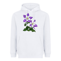 White rocky mountain columbine Heavyweight Hoodie - LillyAllenDesigns