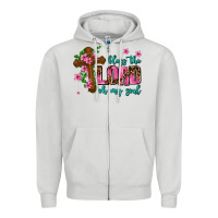 Dove Grey bless the lord oh my soul Zipper Hoodie - AdoDesignShop