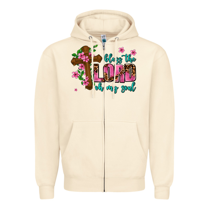 Bless The Lord Oh My Soul Zipper Hoodie by AdoDesignShop | Teevron