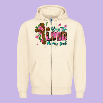 Bless The Lord Oh My Soul Zipper Hoodie Designed By Adodesignshop