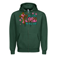 Sports Green bless the lord oh my soul Zipper Hoodie - AdoDesignShop